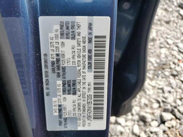 JM3KFACMXK1657209 - 2019 MAZDA CX-5 TOURING BLUE photo 13