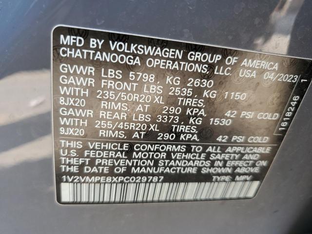 1V2VMPE8XPC029787 - 2023 VOLKSWAGEN ID.4 PRO S 灰色 照片 13