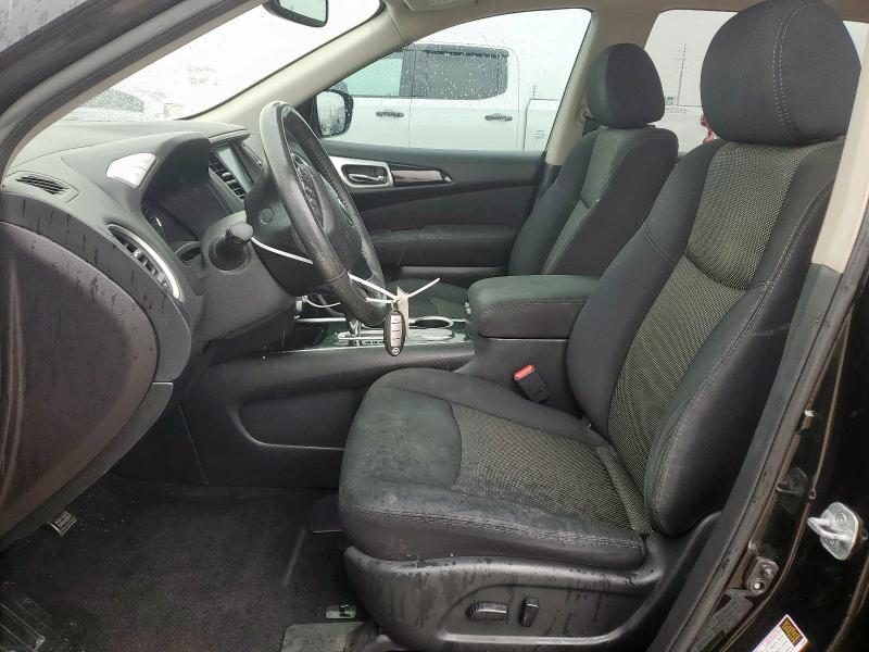 5N1DR2MN5HC602455 - 2017 NISSAN PATHFINDER S BLACK photo 7