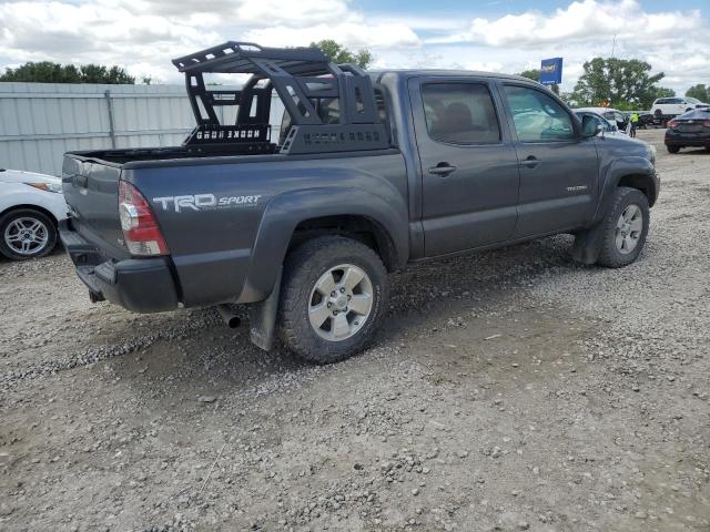 3TMLU4EN5FM197766 - 2015 TOYOTA TACOMA DOUBLE CAB GRAY photo 3