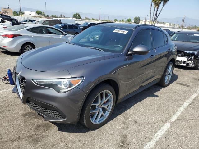 ZASPAKBN7K7C30393 - 2019 ALFA ROMEO STELVIO TI ნაცრისფერი ფოტო 1