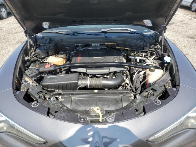 ZASPAKBN7K7C30393 - 2019 ALFA ROMEO STELVIO TI ნაცრისფერი ფოტო 11