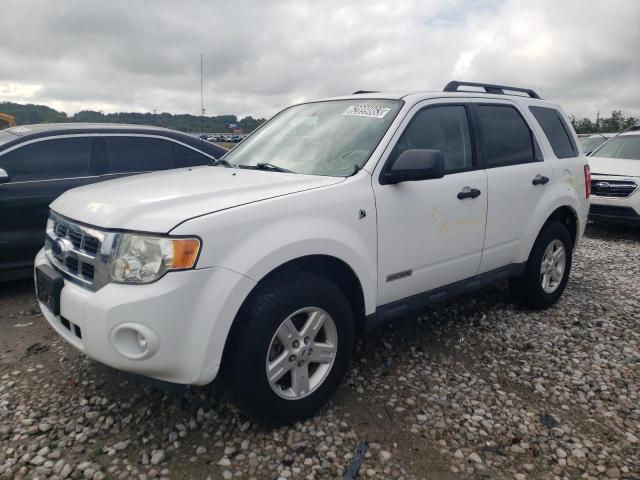 1FMCU49H88KE43333 - 2008 FORD ESCAPE HEV WHITE photo 1