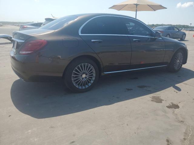 55SWF4KB7FU015036 - 2015 MERCEDES-BENZ C 300 4MATIC BROWN photo 3