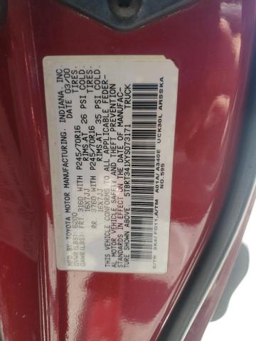 5TBRT341XYS073171 - 2000 TOYOTA TUNDRA ACCESS CAB 红色 照片 12