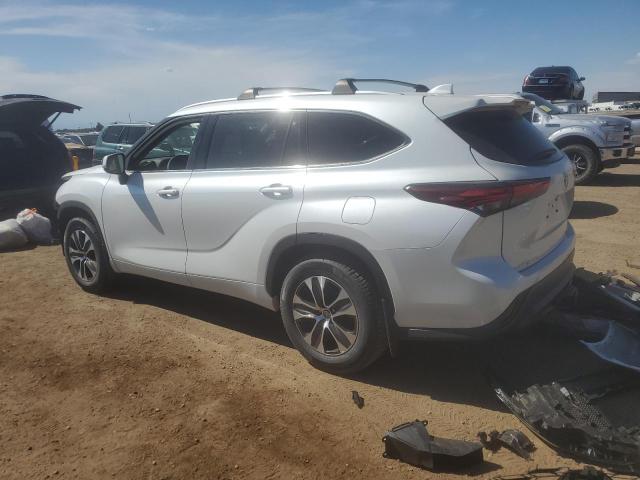 5TDGZRBH8NS592604 - 2022 TOYOTA HIGHLANDER XLE WHITE photo 2