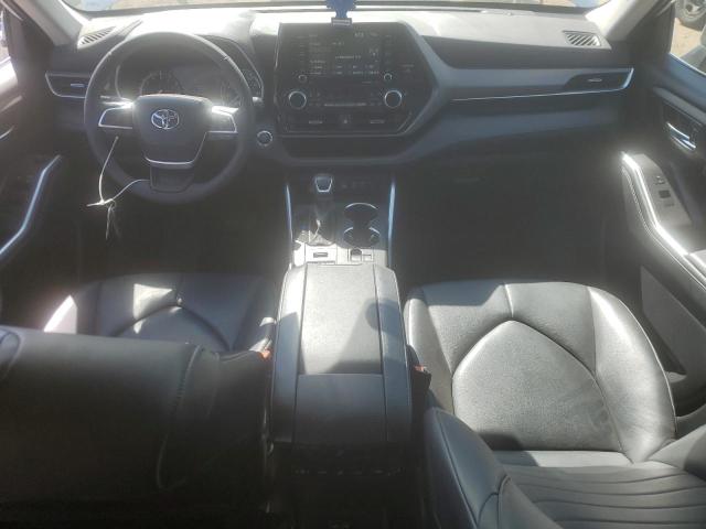 5TDGZRBH8NS592604 - 2022 TOYOTA HIGHLANDER XLE WHITE photo 8