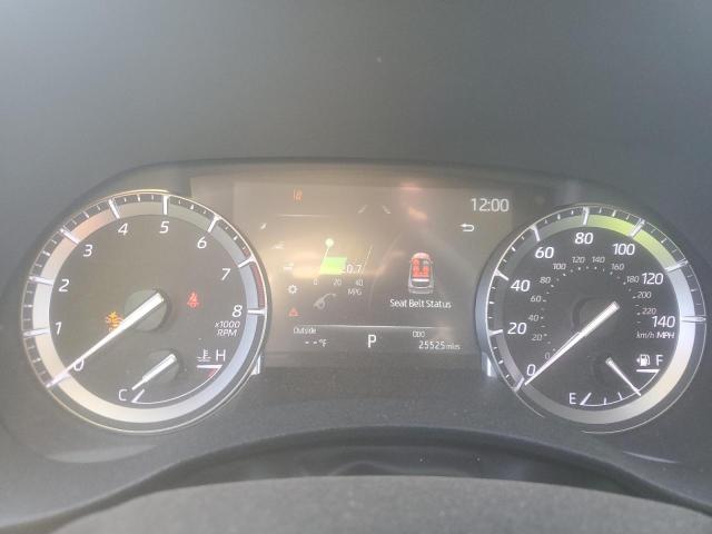 5TDGZRBH8NS592604 - 2022 TOYOTA HIGHLANDER XLE WHITE photo 9