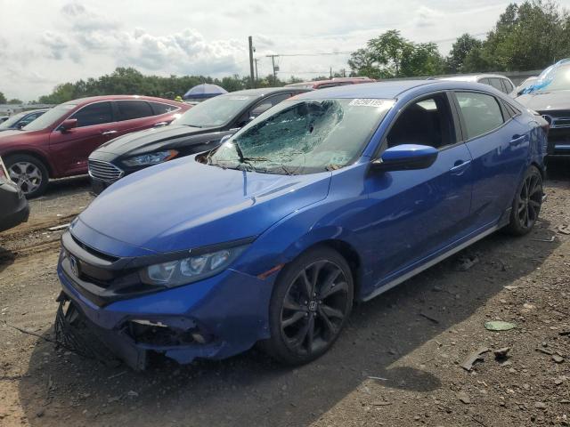 SHHFK7H45JU410590 - 2018 HONDA CIVIC SPORT BLUE photo 1