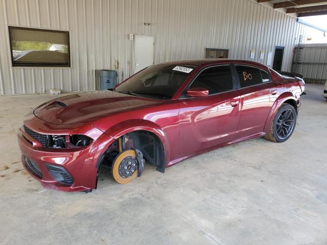 2C3CDXGJ7LH174869 - 2020 DODGE CHARGER SCAT PACK BURGUNDY photo 1