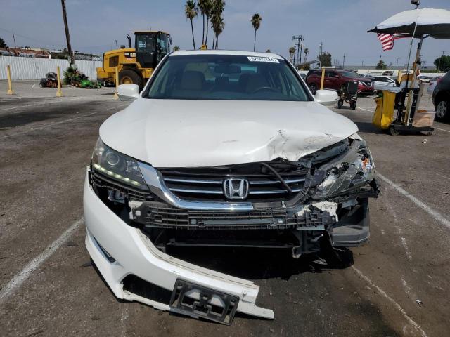 1HGCR3F89DA042542 - 2013 HONDA ACCORD EXL WHITE photo 5