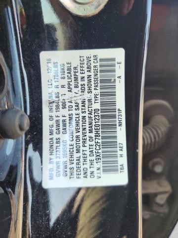 19XFC2F78HE012370 - 2017 HONDA CIVIC EX Grafit fotoğraf 13