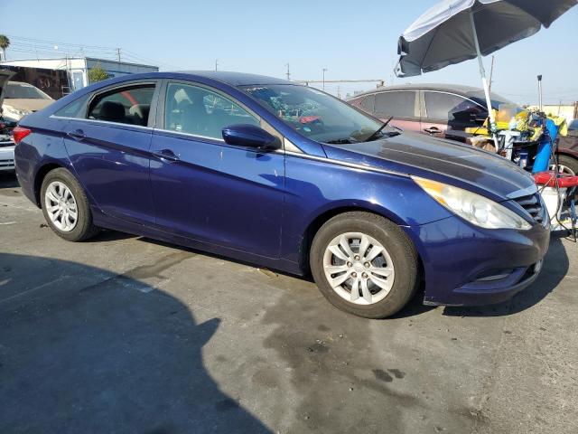 5NPEB4ACXCH334396 - 2012 HYUNDAI SONATA GLS BLUE photo 4