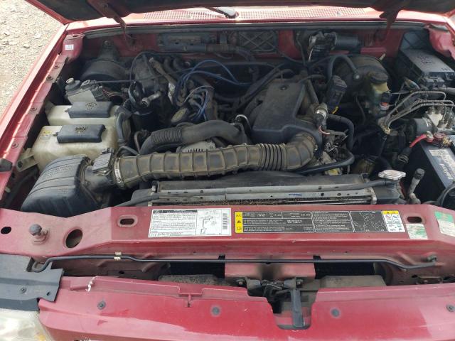 1FTYR44U62TA39271 - 2002 FORD RANGER SUPER CAB RED photo 11