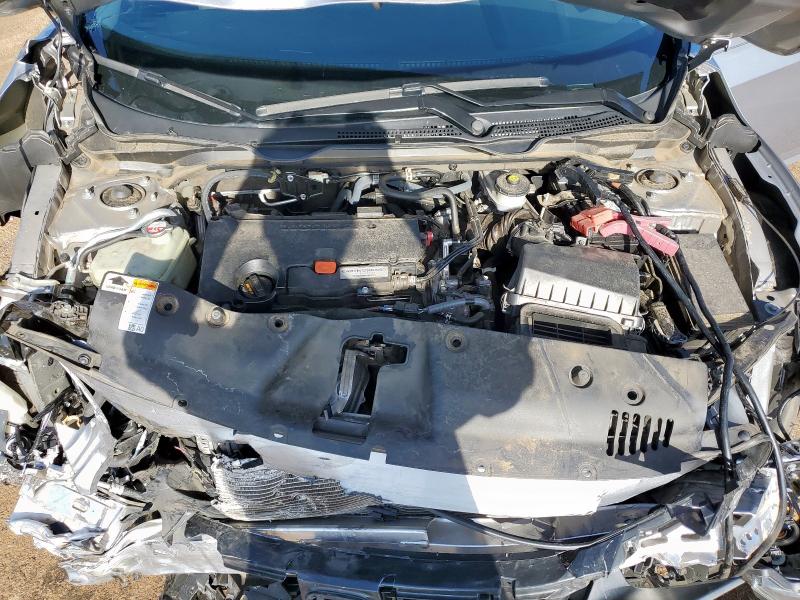 19XFC2F61KE049548 - 2019 HONDA CIVIC LX ვერცხლისფერი ფოტო 11