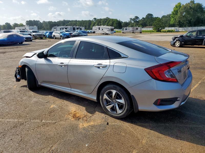 19XFC2F61KE049548 - 2019 HONDA CIVIC LX ვერცხლისფერი ფოტო 2