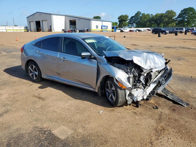 19XFC2F61KE049548 - 2019 HONDA CIVIC LX ვერცხლისფერი ფოტო 4