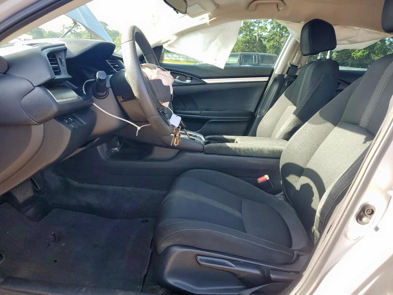 19XFC2F61KE049548 - 2019 HONDA CIVIC LX ვერცხლისფერი ფოტო 7