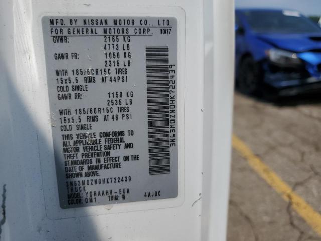 3N63M0ZN0HK722439 - 2017 CHEVROLET CITY EXPRE LT 白色 照片 13