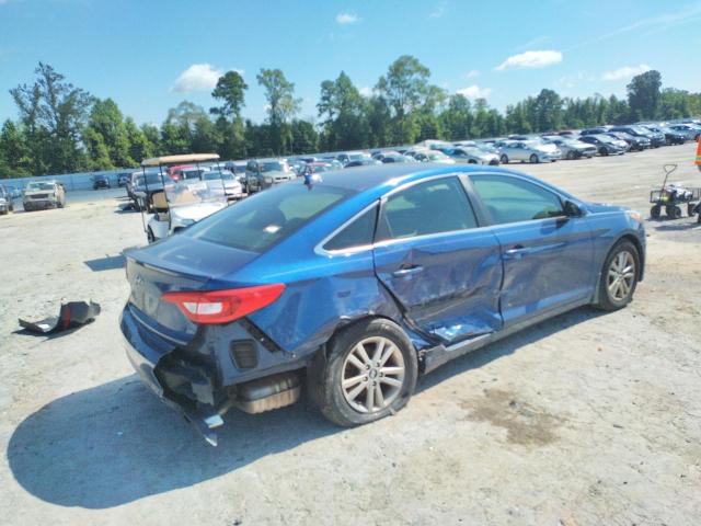 5NPE24AF3GH344638 - 2016 HYUNDAI SONATA SE BLUE photo 3