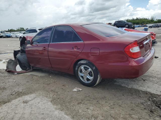 4T1BE32K73U256364 - 2003 TOYOTA CAMRY LE Бордовый фото 2