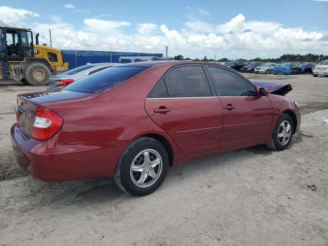 4T1BE32K73U256364 - 2003 TOYOTA CAMRY LE Бордовый фото 3