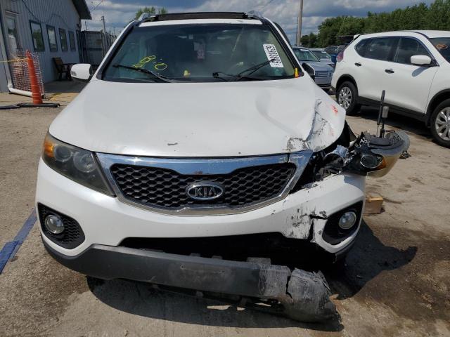 5XYKUDA2XBG041303 - 2011 KIA SORENTO EX WHITE photo 5