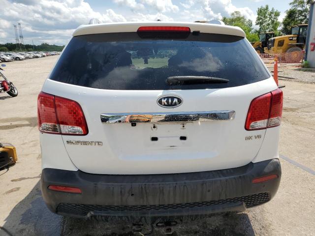 5XYKUDA2XBG041303 - 2011 KIA SORENTO EX WHITE photo 6