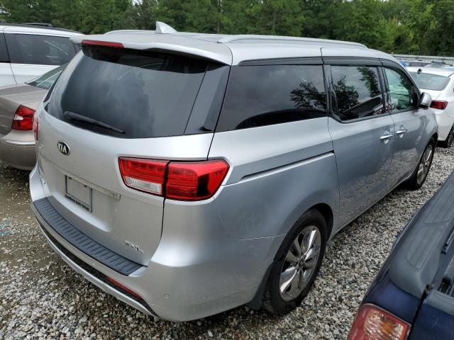 KNDME5C10F6039617 - 2015 KIA SEDONA SXL SILVER photo 3