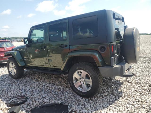 1J8GA59148L588170 - 2008 JEEP WRANGLER U SAHARA GREEN photo 2