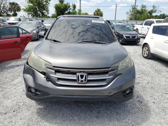 5J6RM3H7XCL032742 - 2012 HONDA CR-V EXL GRAY photo 5