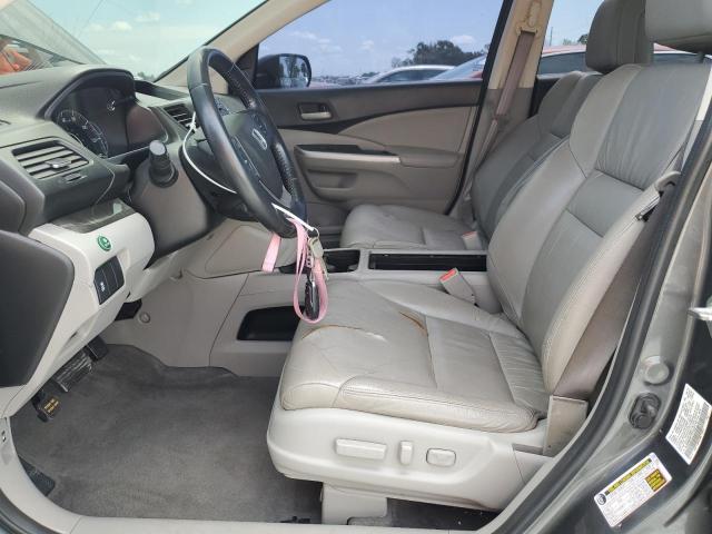 5J6RM3H7XCL032742 - 2012 HONDA CR-V EXL GRAY photo 7