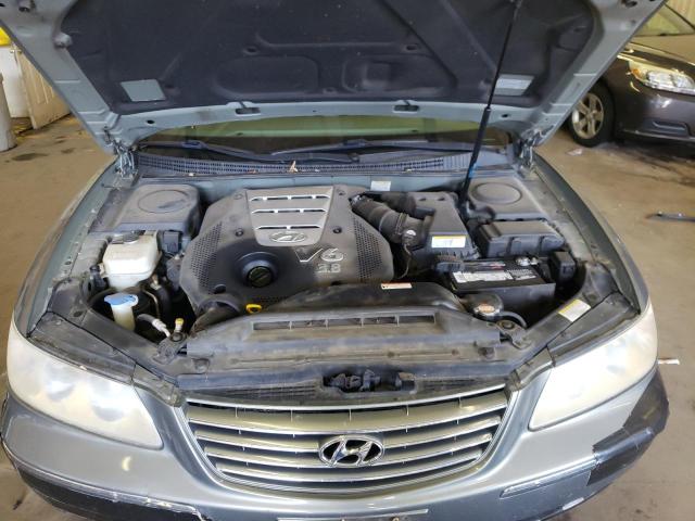 KMHFC46F87A152659 - 2007 HYUNDAI AZERA SE GRAY photo 11