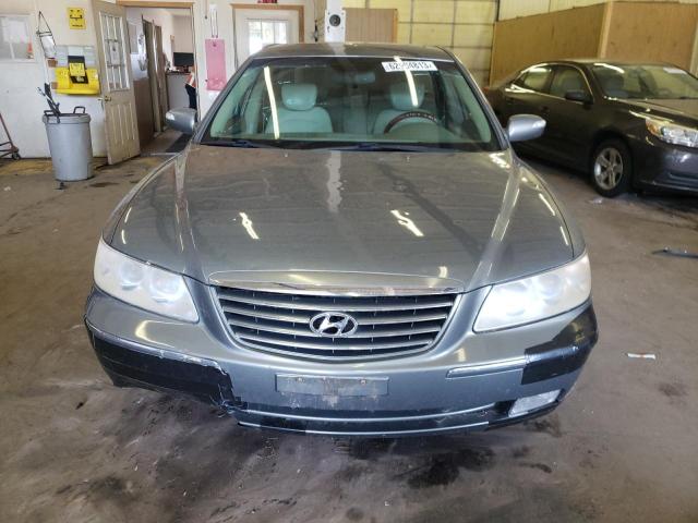 KMHFC46F87A152659 - 2007 HYUNDAI AZERA SE GRAY photo 5