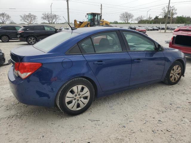 1G1PA5SG1D7126280 - 2013 CHEVROLET CRUZE LS BLUE photo 3