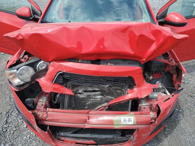 1G1JA6SGXG4119409 - 2016 CHEVROLET SONIC LS წითელი ფოტო 11