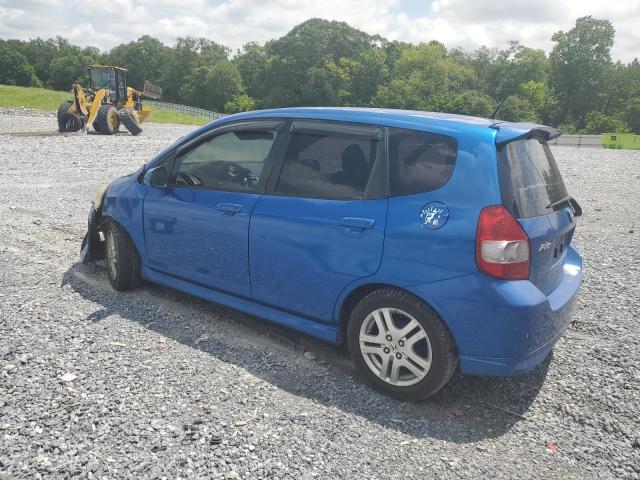 JHMGD38667S055692 - 2007 HONDA FIT S BLUE photo 2