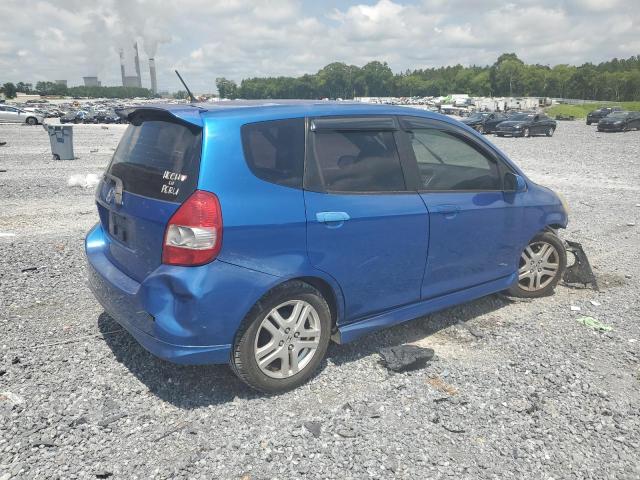 JHMGD38667S055692 - 2007 HONDA FIT S BLUE photo 3