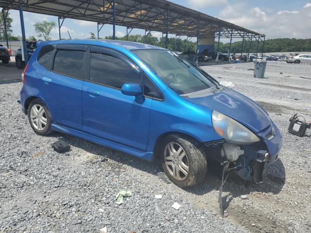 JHMGD38667S055692 - 2007 HONDA FIT S BLUE photo 4