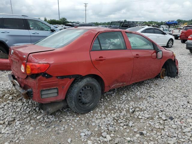 1NXBU4EE3AZ365836 - 2010 TOYOTA COROLLA BASE წითელი ფოტო 3