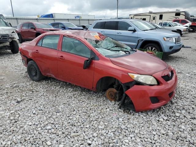 1NXBU4EE3AZ365836 - 2010 TOYOTA COROLLA BASE წითელი ფოტო 4