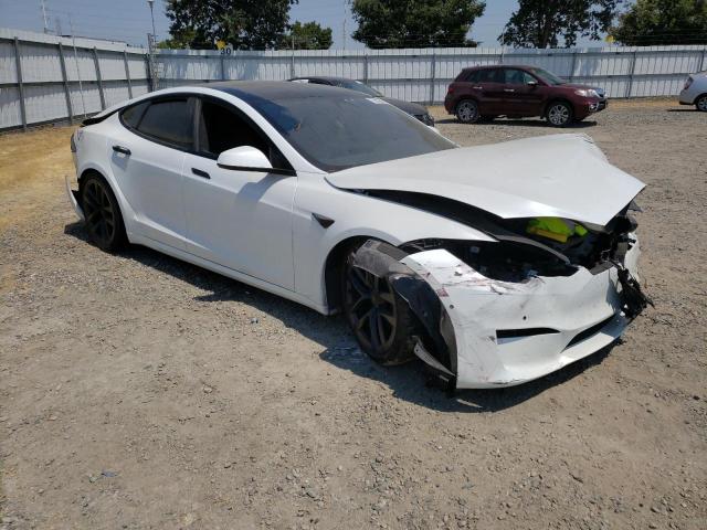 5YJSA1E61PF499332 - 2023 TESLA MODEL S WHITE photo 4