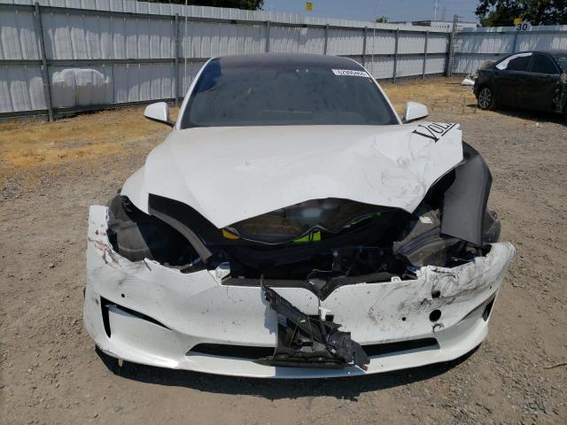 5YJSA1E61PF499332 - 2023 TESLA MODEL S 白色 照片 5