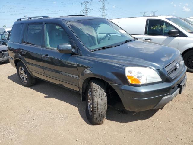 5FNYF18605B050616 - 2005 HONDA PILOT EXL 灰色 照片 4