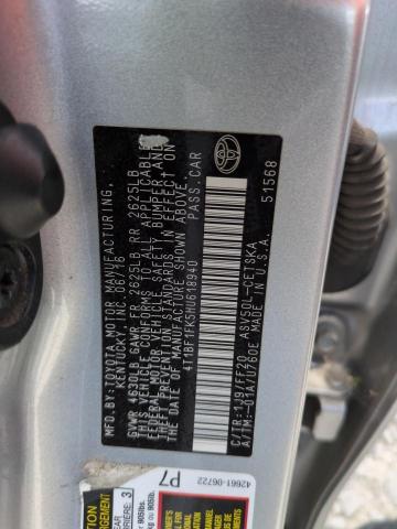 4T1BF1FK5HU618940 - 2017 TOYOTA CAMRY LE SILVER photo 12