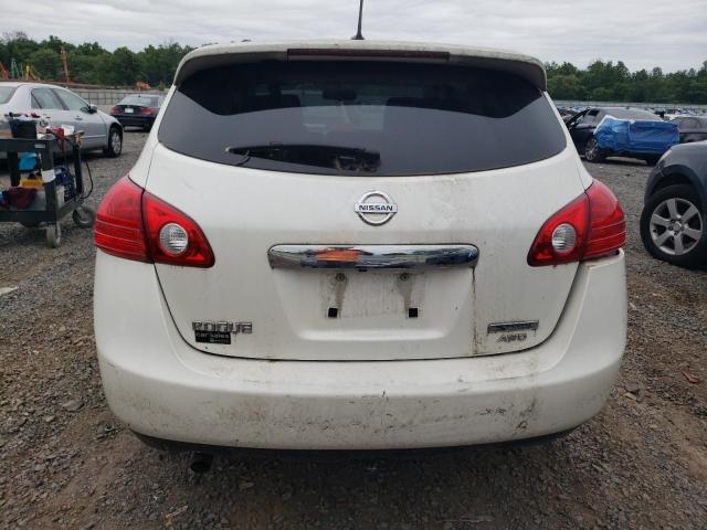 JN8AS5MV2DW653597 - 2013 NISSAN ROGUE S WHITE photo 6