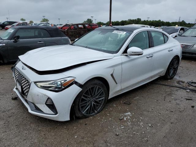 KMTG44LA5KU017128 - 2019 GENESIS G70 PRESTIGE WHITE photo 1