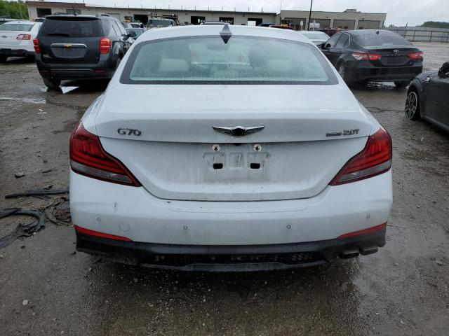 KMTG44LA5KU017128 - 2019 GENESIS G70 PRESTIGE WHITE photo 6