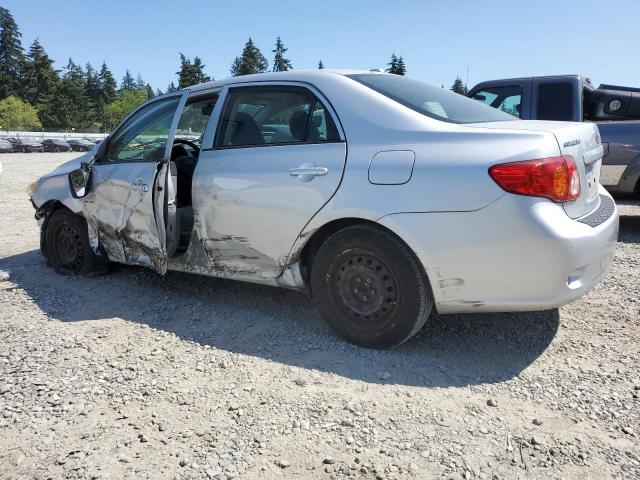 JTDBL40E099042440 - 2009 TOYOTA COROLLA BASE SILVER photo 2