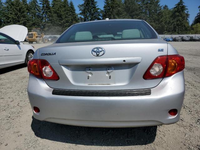 JTDBL40E099042440 - 2009 TOYOTA COROLLA BASE SILVER photo 6